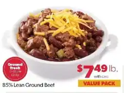 Family Fare 85% Lean Ground Beef offer