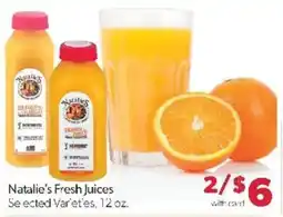 Family Fare Natalie's Fresh Juices offer