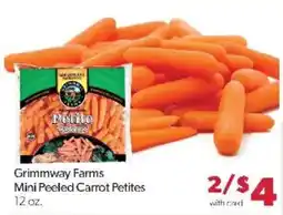 Family Fare Grimmway Farms Mini Peeled Carrot Petites offer