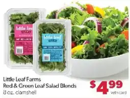Family Fare Little Leaf Farms Red & Green Leaf Salad Blends offer