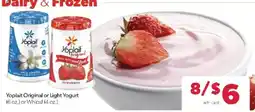 Family Fare Yoplait Original or Light Yogurt offer