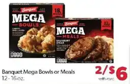 Family Fare Banquet Mega Bowls or Meals offer