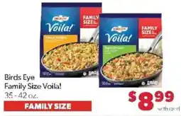 Family Fare Birds Eye Family Size Voila! offer