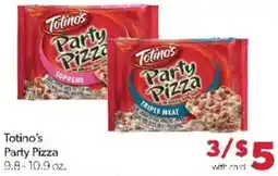 Family Fare Totino's Party Pizza offer