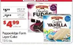 Family Fare Pepperidge Farm Layer Cake offer