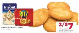 Family Fare Nabisco Ritz or Snack Crackers offer