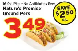 Hannaford Nature's Promise Ground Pork offer