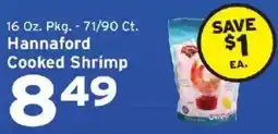 Hannaford Hannaford cooked shrimp offer