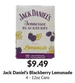 Woodman's Jack Daniel's Blackberry Lemonade offer