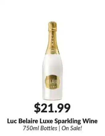 Luc Belaire Luxe Sparkling Wine