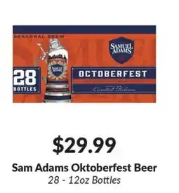 Woodman's Sam Adams Oktoberfest Beer offer