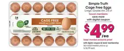 Food 4 Less Simple Truth cage free eggs offer