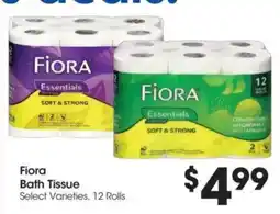 Food 4 Less Fiora bath tissue offer