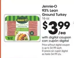Food 4 Less Jennie-O Ground Turkey offer