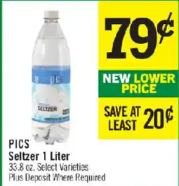Price Chopper Pics Seltzer offer