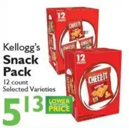 Festival Foods Kellogg's Snack Pack offer