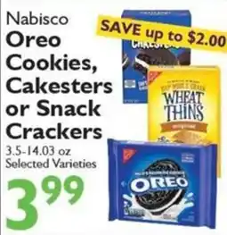 Festival Foods Nabisco Oreo Cookies, Cakesters or Snack Crackers offer