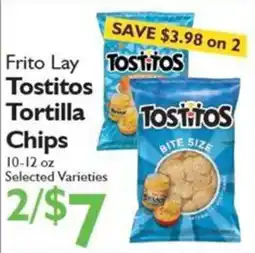 Festival Foods Frito Lay Tostitos Tortilla Chips offer