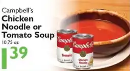 Festival Foods Campbell's Chicken Noodle or Tomato Soup offer