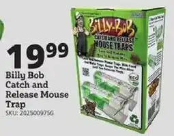Rural King Billy Bob catch and release mouse trap offer