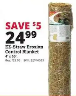 Rural King EZ-Straw Erosion Control Blanket offer