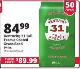 Rural King Kentucky 31 Tall Fescue Coated Grass Seed offer