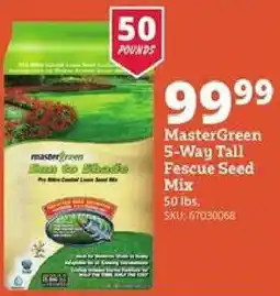 Rural King MasterGreen 5-Way Tall Fescue Seed Mix offer