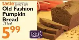 Festival Foods Taste of Scandinavia bakery & cafe old fashion pumpkin bread offer