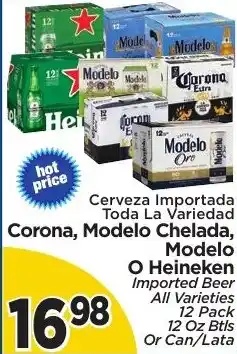 Presidente Corona, Modelo, Heineken offer