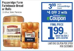 Price Chopper Pepperidge Farm Farmhouse Bread or Rolls offer