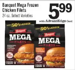 Price Chopper Banquet mega frozen chicken filets offer