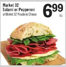 Price Chopper Market 32 Salami or Pepperoni or Market 32 Provolone Cheese offer