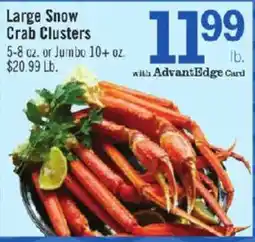 Price Chopper Large Snow Crab Clusters offer