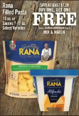 Price Chopper Rana Filled Pasta offer