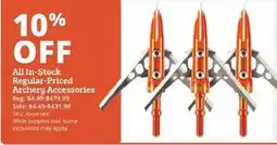 Rural King All In-Stock Regular-Priced Archery Accessories offer