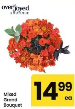 Albertsons Overjoyed Boutique Mixed Grand Bouquet offer