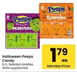 Albertsons Halloween Peeps Candy offer