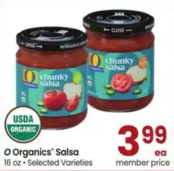 Albertsons O Organics Salsa offer
