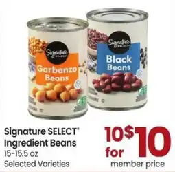 Albertsons Signature Select Ingredient Beans offer