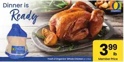 Albertsons Fresh O Organics Whole Chicken offer