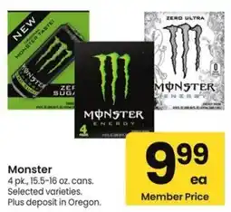 Albertsons Monster offer