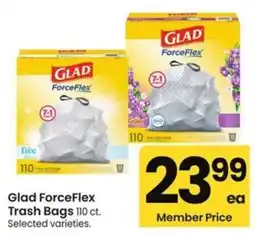 Albertsons Glad ForceFlex Trash Bags offer