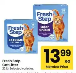 Albertsons Fresh Step Cat Litter offer