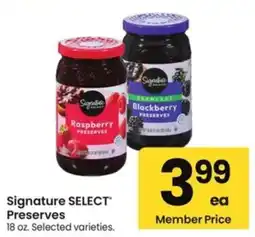 Albertsons Signature Select Preserves offer