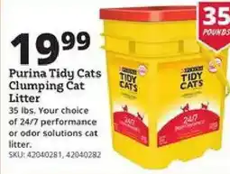 Rural King Purina Tidy Cats Clumping Cat Litter offer
