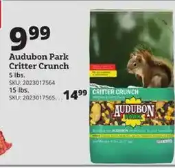 Rural King Audubon Park Critter Crunch offer