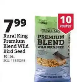 Rural King Rural King premium blend wild bird seed offer