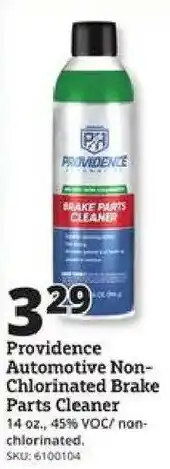 Rural King Providence Automotive Non-Chlorinated Brake Parts Cleaner offer