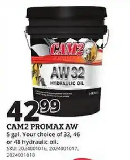 Rural King Cam2 promax aw hydraulic oil offer