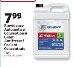 Rural King Providence Automotive Conventional Green Antifreeze/Coolant Concentrate offer